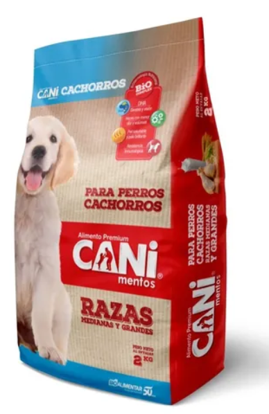 CANImentos CACHORROS RAZAS MEDIANAS Y GRANDES 2KG