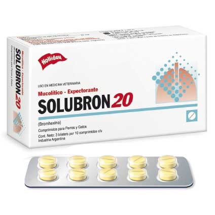 SOLUBRON 20 TABLETAS POR 10 UNIDADES