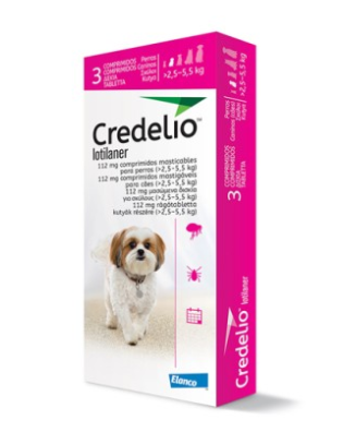 CREDELIO 112,5MG POR 3 UNIDADES 2,5 -5,5KG