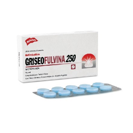GRISEOFULVINA 250 MG